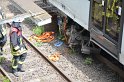 Unfall zwischen zwei KVB Bahnen Koeln Hoehenhaus Im Weidenbruch P340